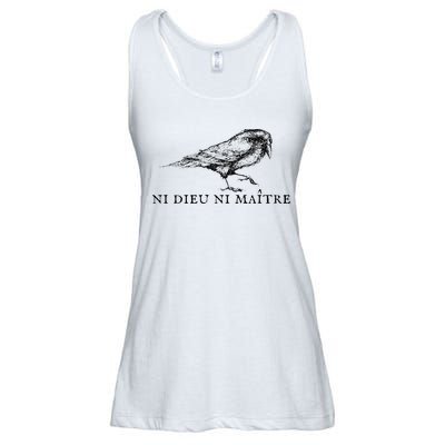 No God No Master Ni Dieu Ni Maitre Ladies Essential Flowy Tank