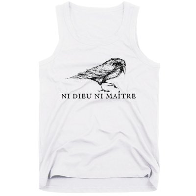 No God No Master Ni Dieu Ni Maitre Tank Top