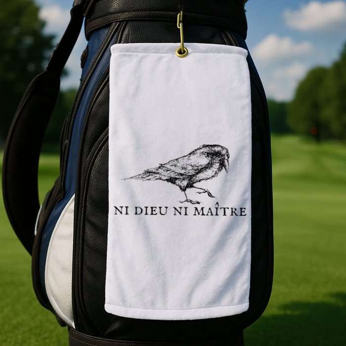 No God No Master Ni Dieu Ni Maitre Golf Towel