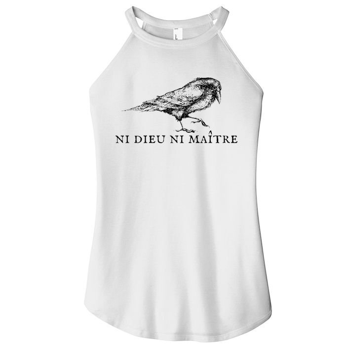 No God No Master Ni Dieu Ni Maitre Women's Perfect Tri Rocker Tank