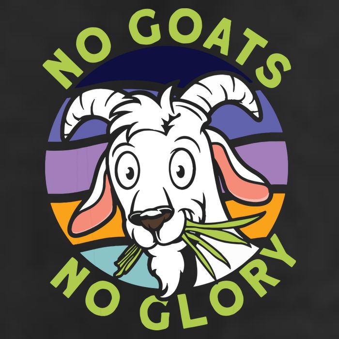 No Goats No Glory Goat Retro Goats Farmer Adult Drive Performance Visor