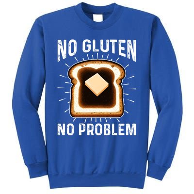 No Gluten No Problem Toast Celiac Awareness Funny Gift Sweatshirt