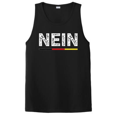 Nein German No Saying Funny Germany PosiCharge Competitor Tank