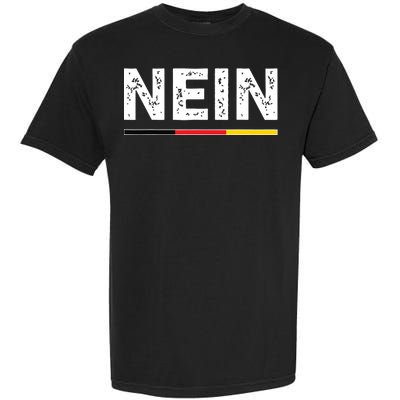 Nein German No Saying Funny Germany Vintage Garment-Dyed Heavyweight T-Shirt