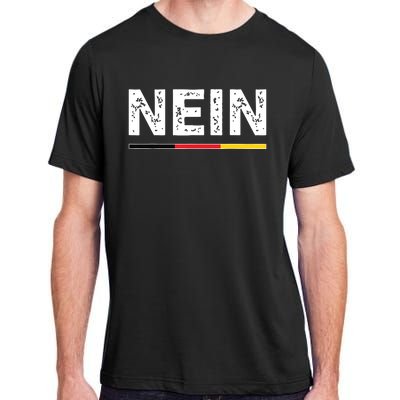 Nein German No Saying Funny Germany Vintage Adult ChromaSoft Performance T-Shirt