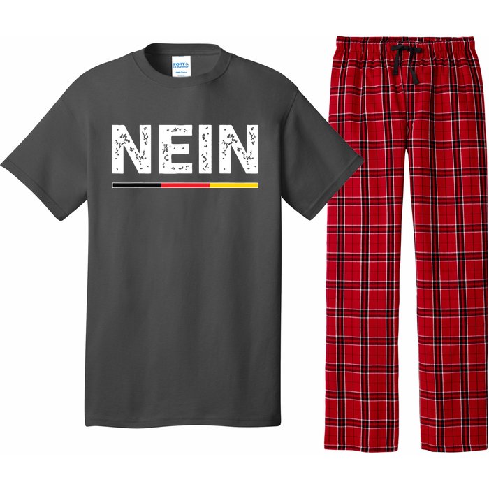 Nein German No Saying Funny Germany Vintage Pajama Set