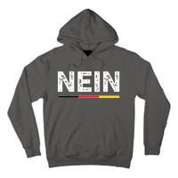 Nein German No Saying Funny Germany Vintage Tall Hoodie