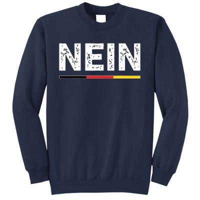 Nein German No Saying Funny Germany Vintage Sweatshirt