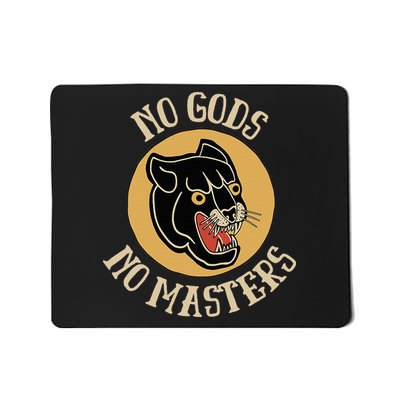 No Gods No Masters Retro Anarchist Mousepad