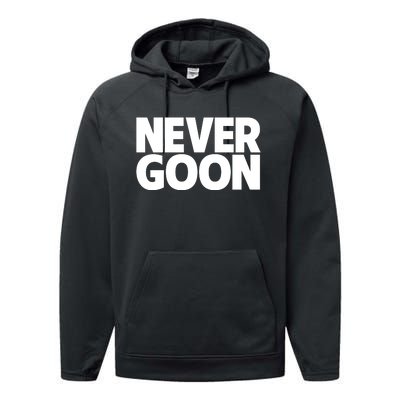 Never Goon Performance Fleece Hoodie