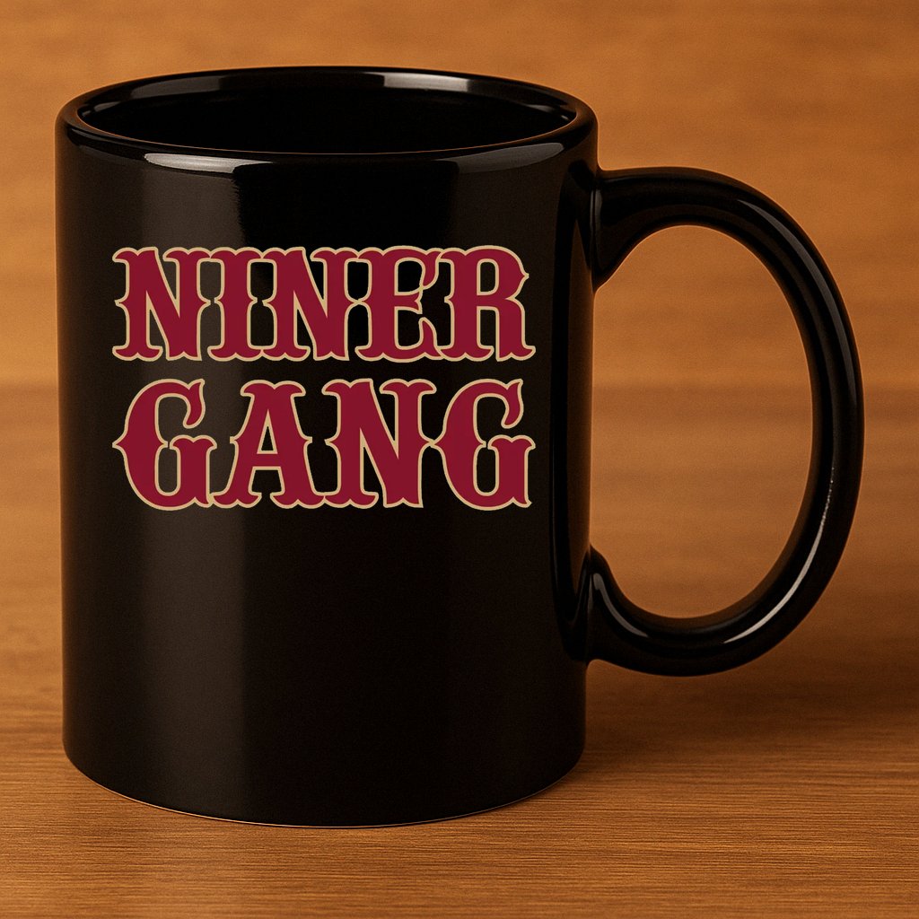 Niner Gang 11oz C Handle Ceramic Mug