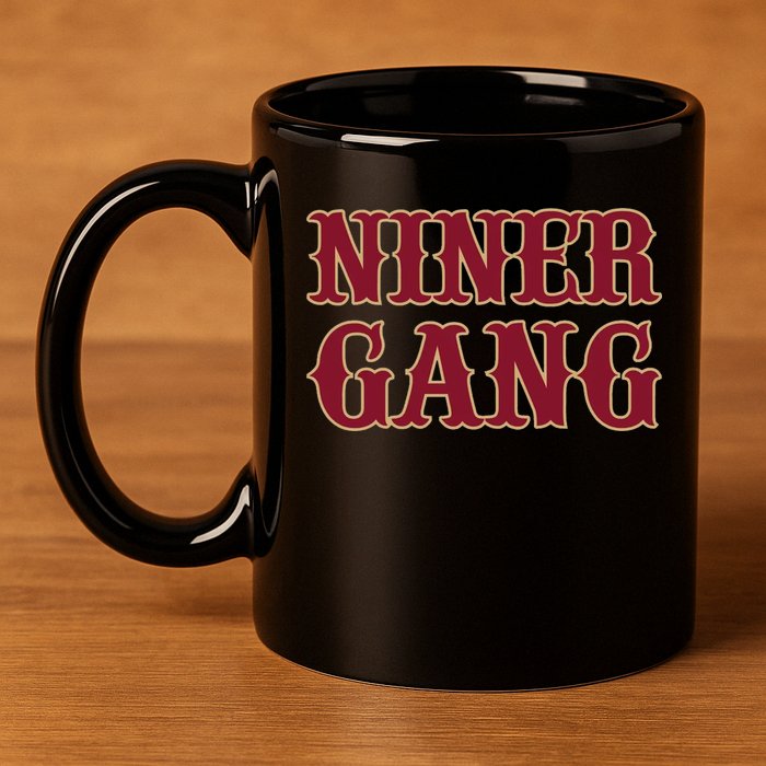 Niner Gang 11oz C Handle Ceramic Mug