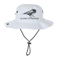 No God No Master Ni Dieu Ni Maitre Retro Crow Bird Bucket Hat