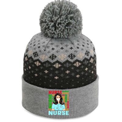 Nurse Gift The Baniff Cuffed Pom Beanie