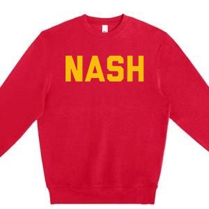 Nash Gold Nashville Tn Premium Crewneck Sweatshirt