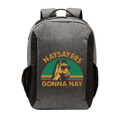 Naysayers Gonna Nay Vintage Retro Horse Lover Gift Vector Backpack