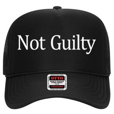 Not Guilty - High Crown Mesh Back Trucker Hat