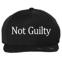 Not Guilty - Wool Snapback Cap