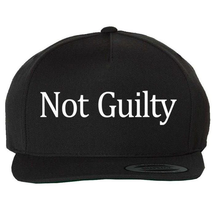 Not Guilty - Wool Snapback Cap