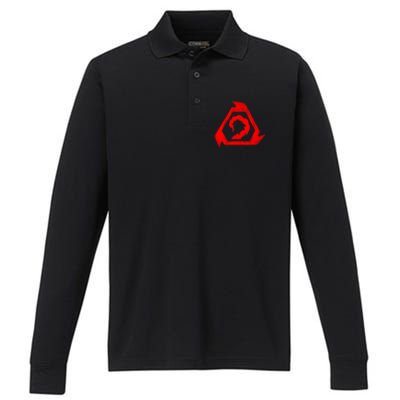 Nod Grunge Performance Long Sleeve Polo