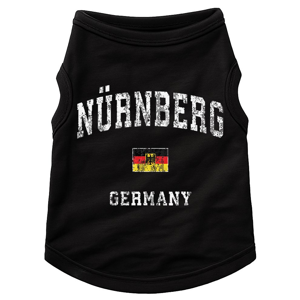 Nuremberg Germany Nurnberg Vintage Athletic Sports Doggie Tank