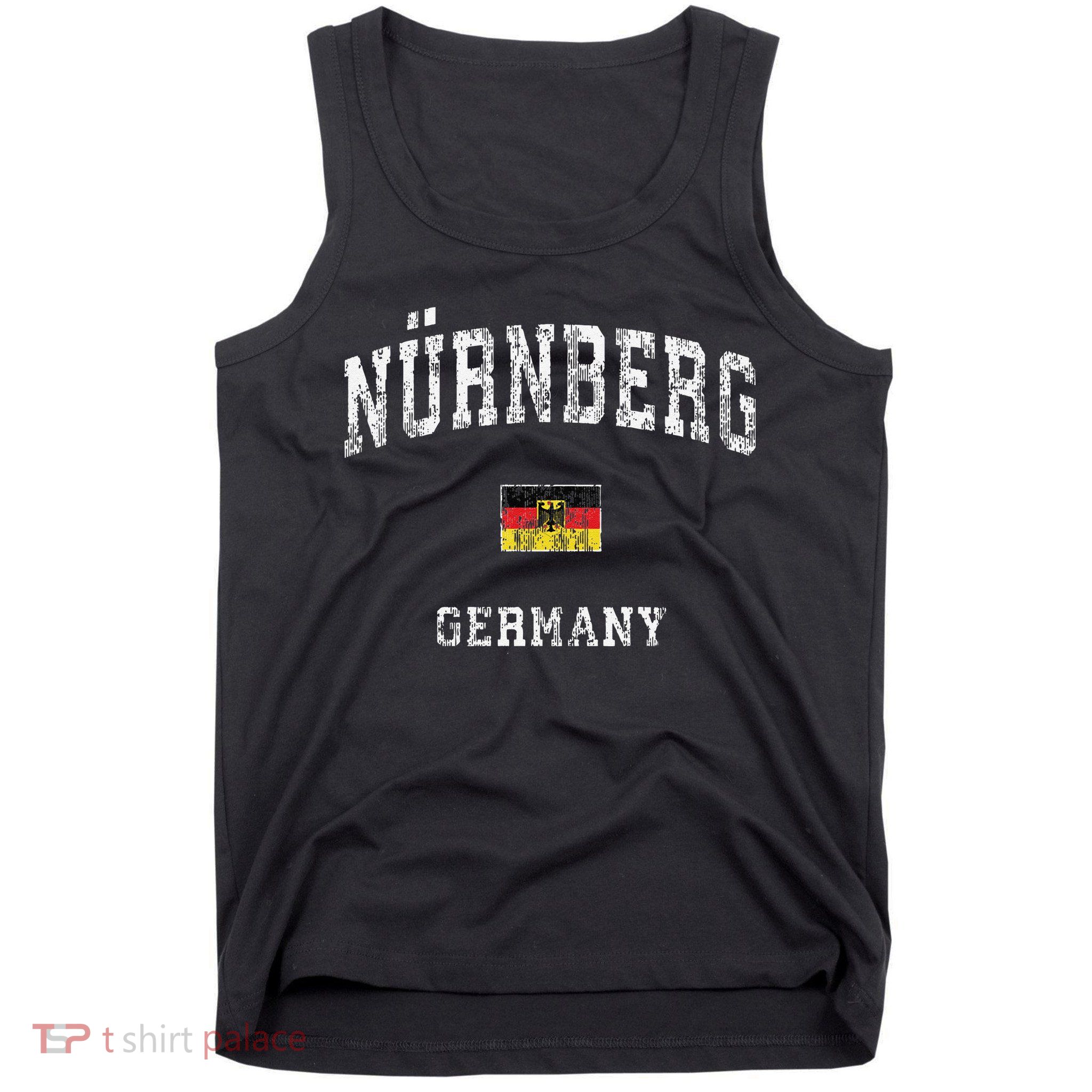 Nuremberg Germany Nurnberg Vintage Athletic Sports Tank Top