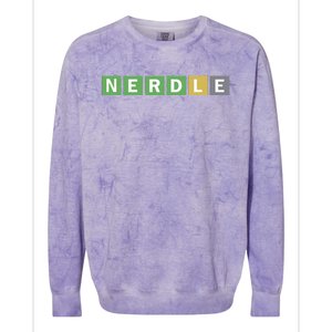 NERDLE Game Nerd Colorblast Crewneck Sweatshirt