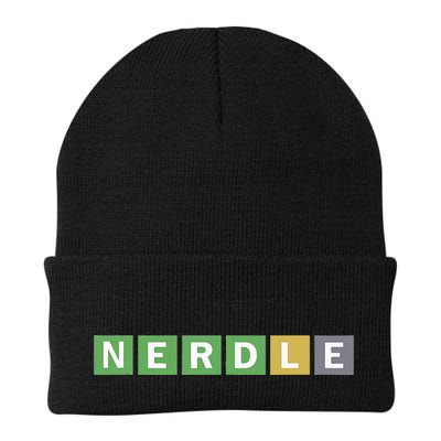 Nerdle Game Nerd Knit Cap Winter Beanie