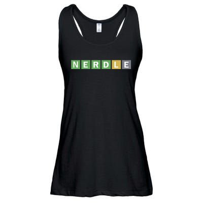 Nerdle Game Nerd Ladies Essential Flowy Tank