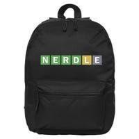 Nerdle Game Nerd 16 in Basic Backpack