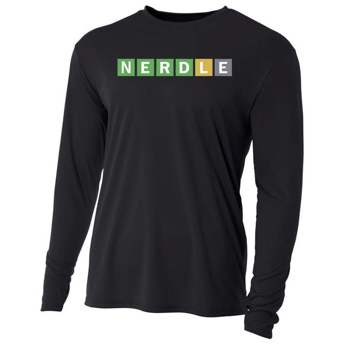 Nerdle Game Nerd Cooling Performance Long Sleeve Crew