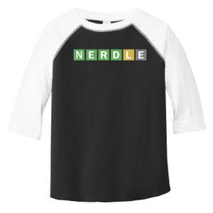 Nerdle Game Nerd Toddler Fine Jersey T-Shirt