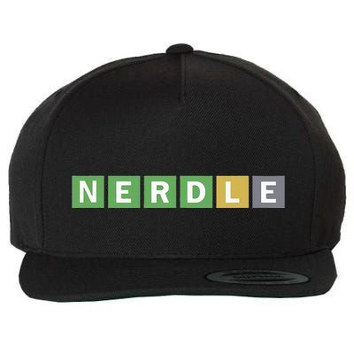 Nerdle Game Nerd Wool Snapback Cap