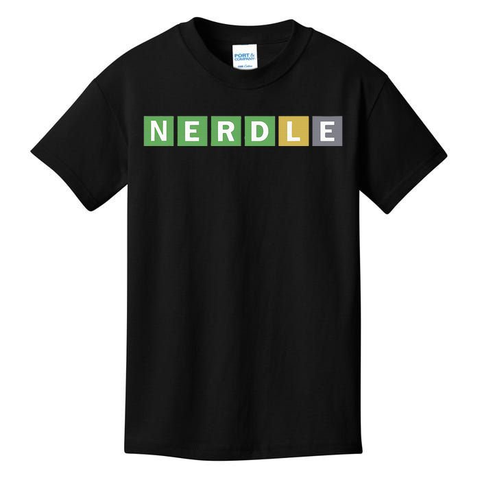 Nerdle Game Nerd Kids T-Shirt