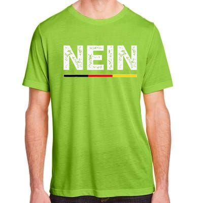 Nein German No Saying Funny Germany Adult ChromaSoft Performance T-Shirt