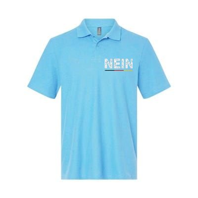 Nein German No Saying Funny Germany Softstyle Adult Sport Polo