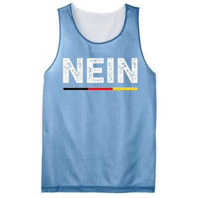 Nein German No Saying Funny Germany Mesh Reversible Basketball Jersey Tank