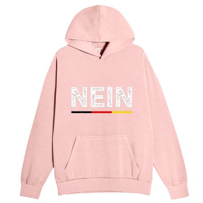 Nein German No Saying Funny Germany Urban Pullover Hoodie