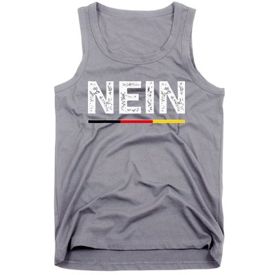 Nein German No Saying Funny Germany Tank Top