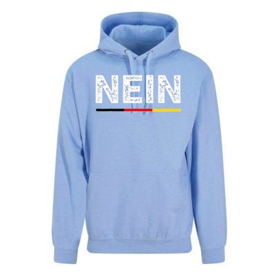 Nein German No Saying Funny Germany Unisex Surf Hoodie