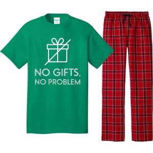 No Gifts No Problem Funny Anti Christmas Grumpy Christmas Pajama Set