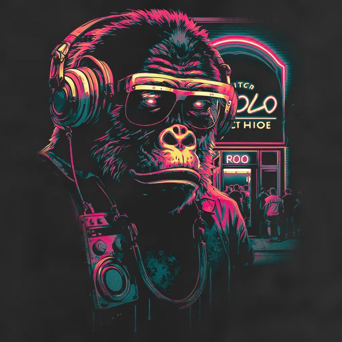 Neon Gorilla Cool Comfort Performance Bucket Hat