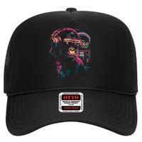 Neon Gorilla High Crown Mesh Back Trucker Hat