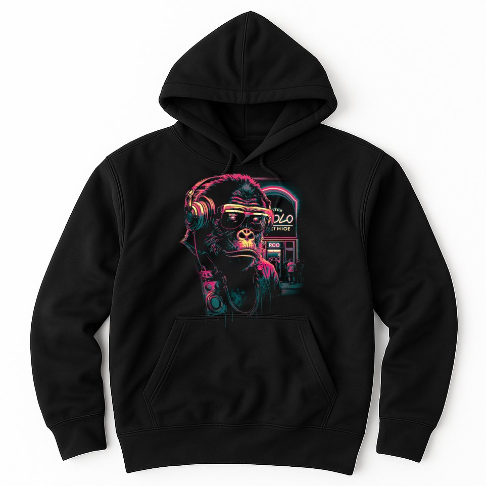 Neon Gorilla Hoodie