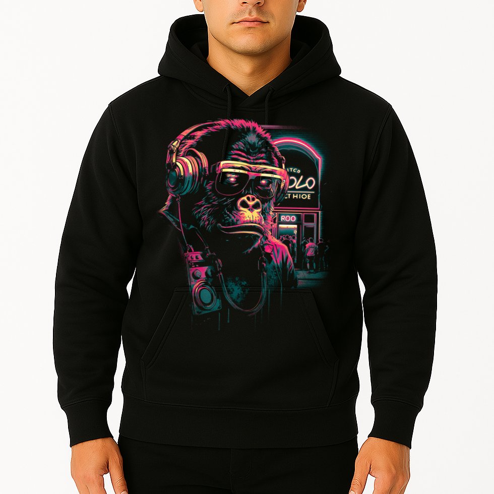Neon Gorilla Hoodie
