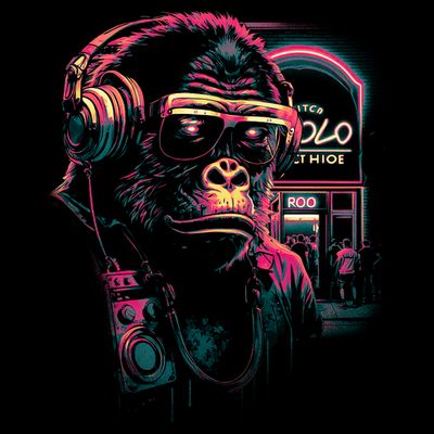 Neon Gorilla T-Shirt