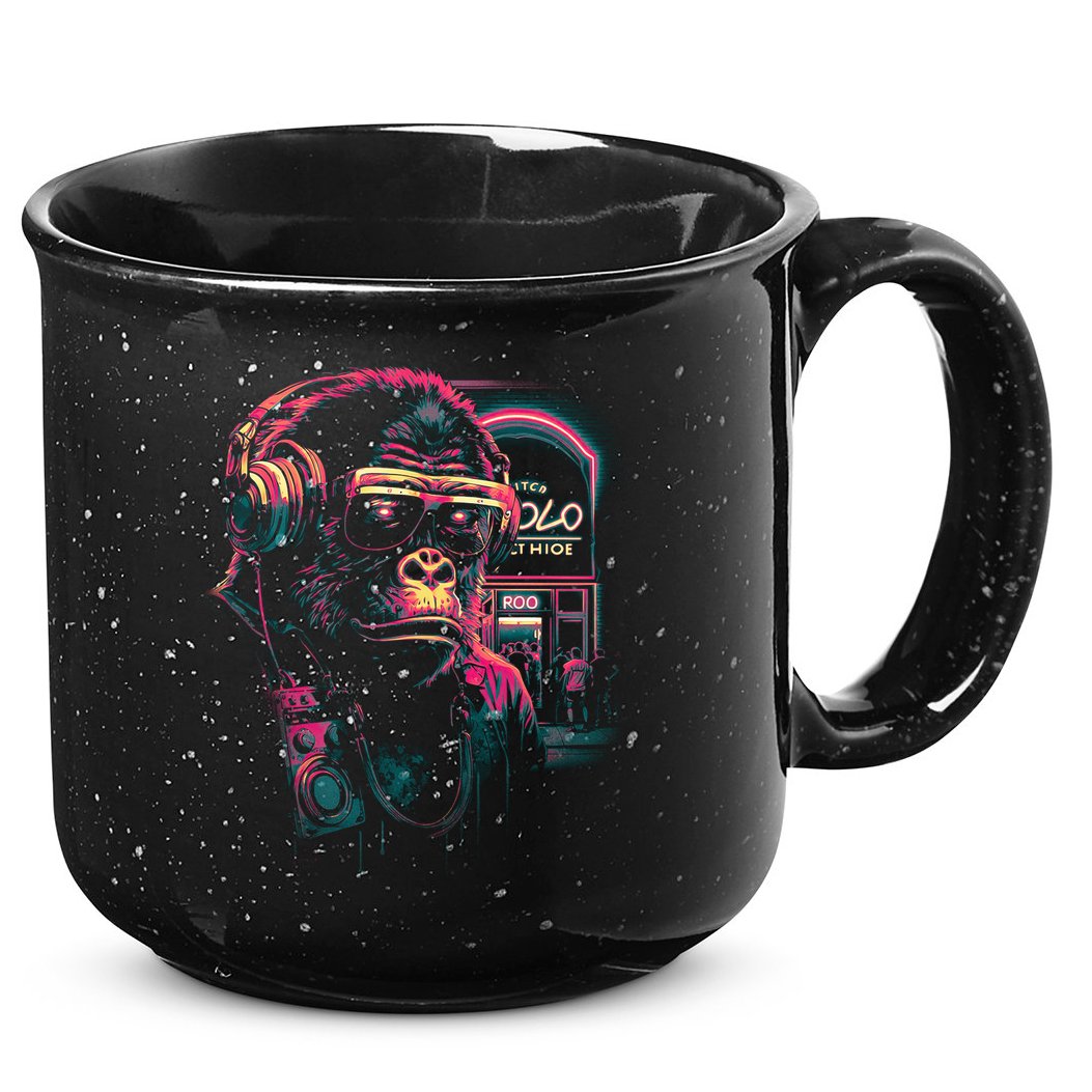 Neon Gorilla 15oz Campfire Ceramic Mug