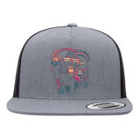 Neon Gorilla Flat Bill Trucker Hat