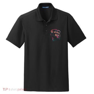 Neon Gorilla Dry Zone Grid Polo