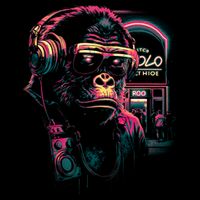 Neon Gorilla Baby Bodysuit